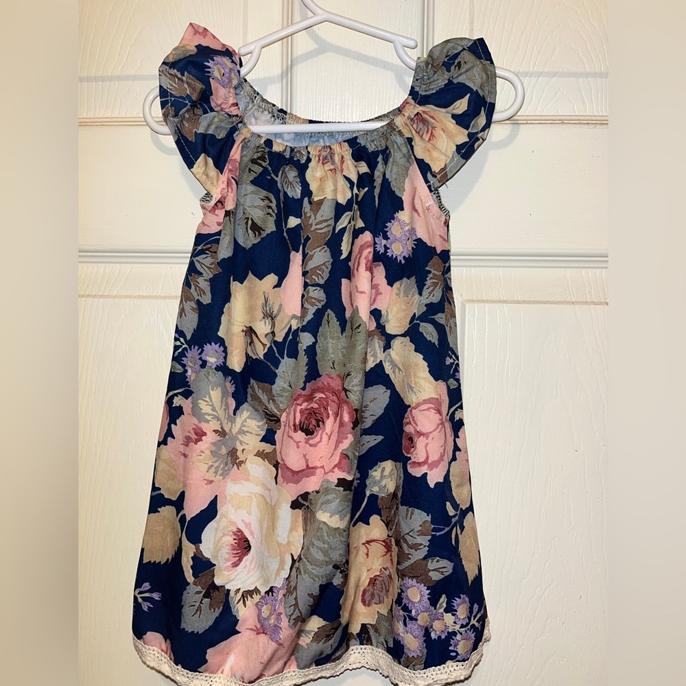 Girls Shein Floral Dress 3T